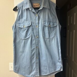 Woolrich Blue Cotton Shirt